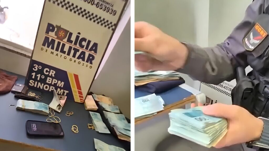 Assaltantes fazem família de refém e levam 60 mil em Sinop; veja vídeo