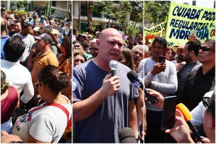 Prefeito de Cuiabá reage a protesto e ameaça moradores