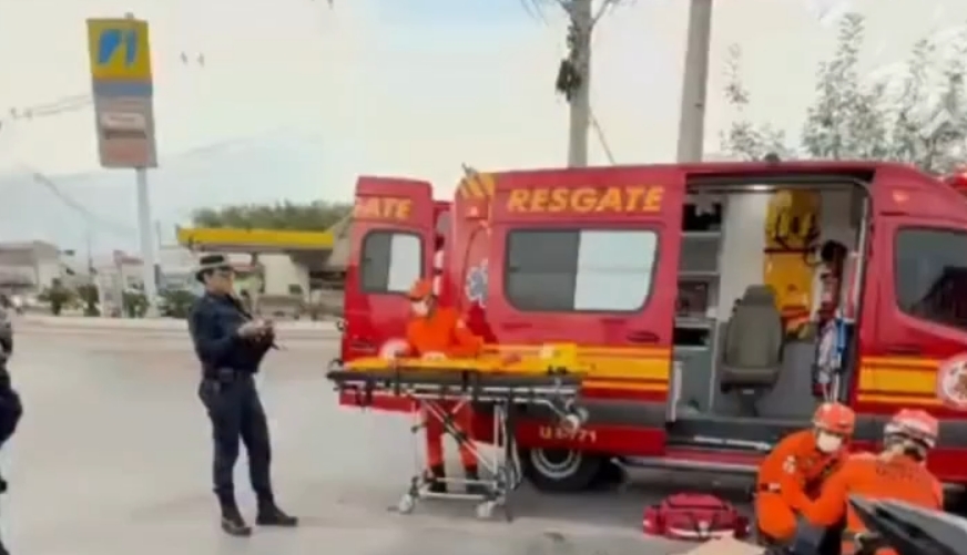 Motorista atinge mulher na garupa de moto em Várzea Grande