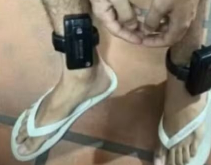 Homem é preso com duas tornozeleiras eletrônicas em MT