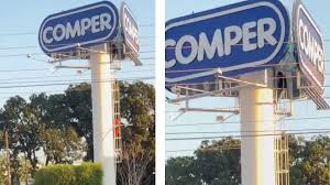 Homem sobe em torre de supermercado em Várzea Grande e negociações se estendem