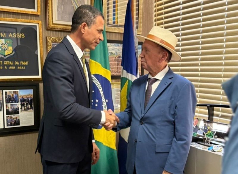 Em reunião com prefeito Roberto Dorner, deputado Coronel Assis enaltece crescimento de Sinop