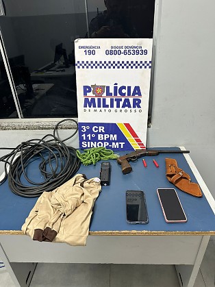 Criminoso morre após invadir kitnets, fazer reféns e confrontar PM em Sinop