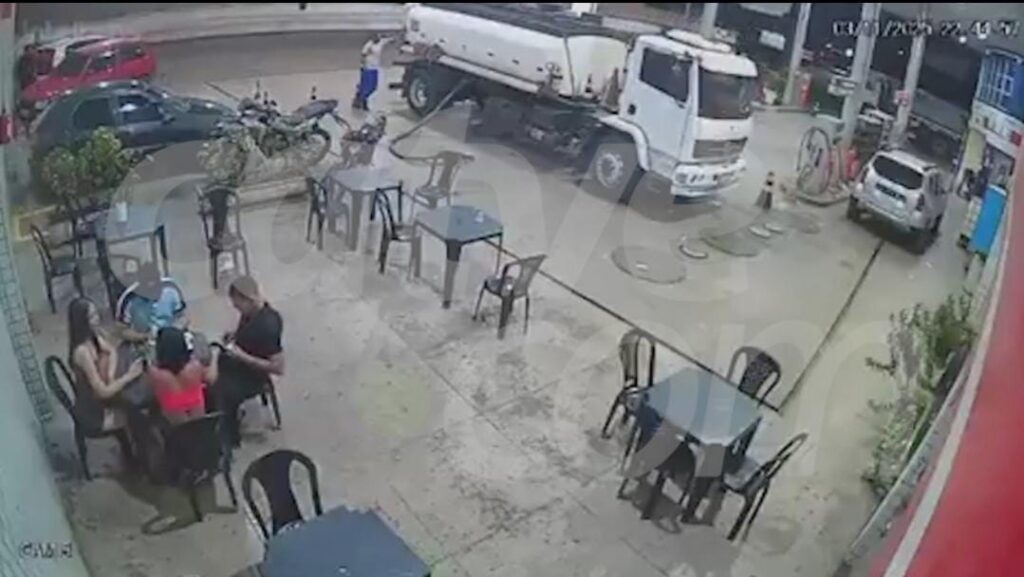 Princípio de incêndio em posto de combustível assusta clientes em Timon (MA)