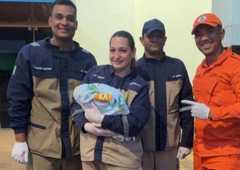 Bebê nasce dentro de viatura dos Bombeiros em Sinop
