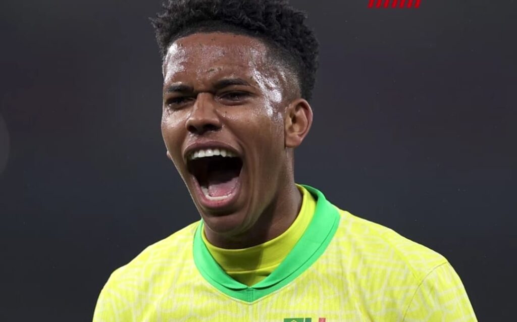 Estêvão brilha em amistoso e garante vitória do Brasil contra Senegal