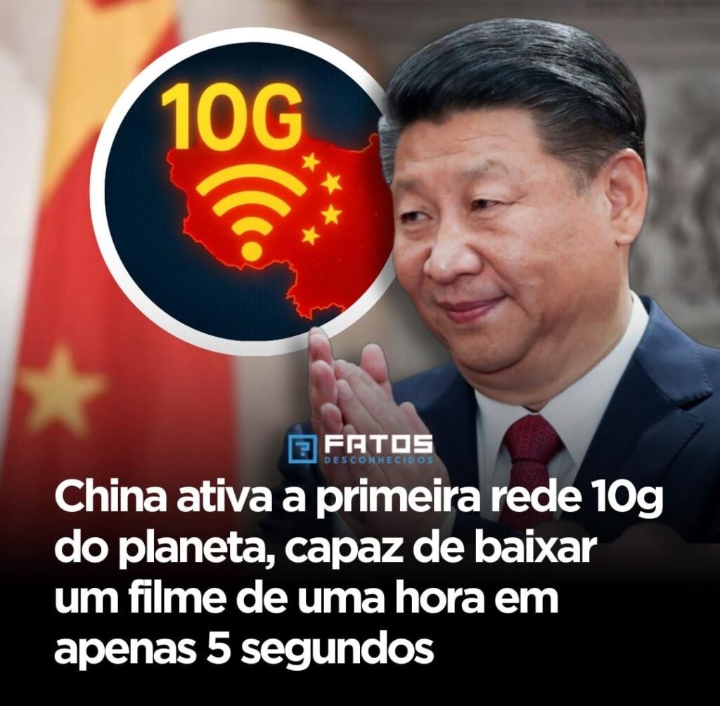 China lança primeira rede 10G do mundo e revoluciona internet