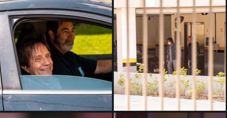 Roberto Carlos sofre acidente em gravação e tranquiliza fãs