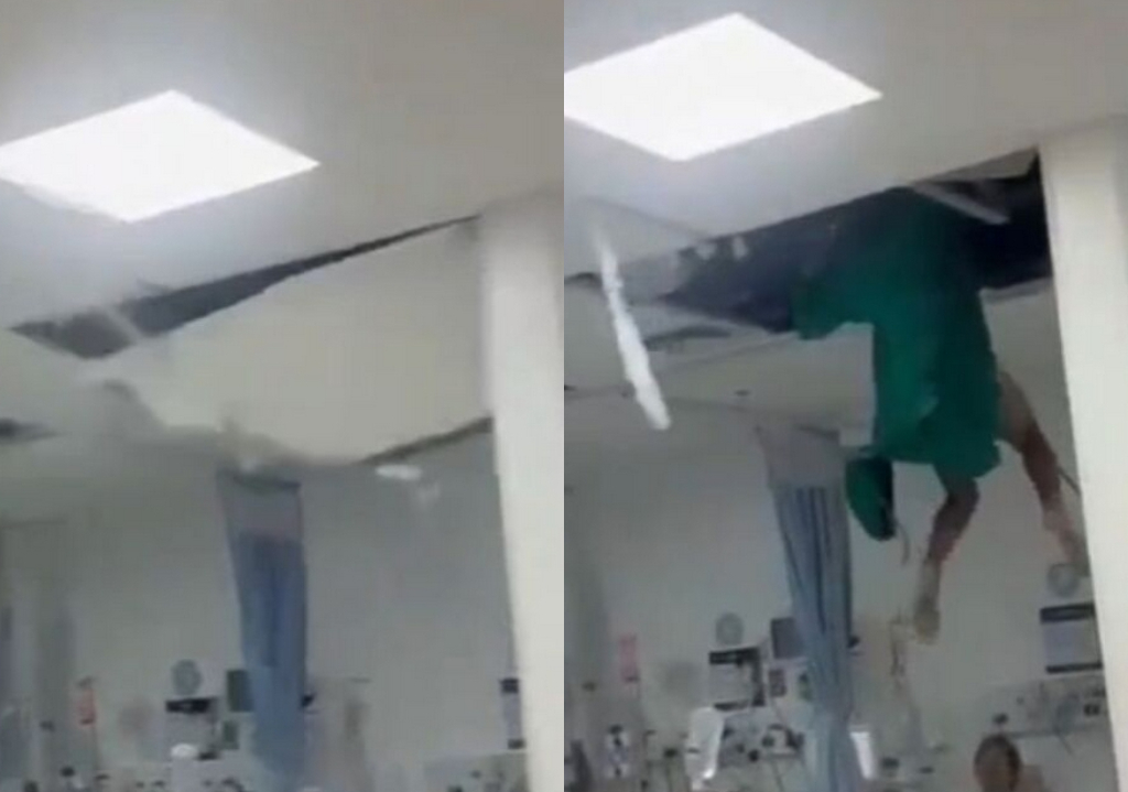 paciente tenta fuga inusitada em hospital