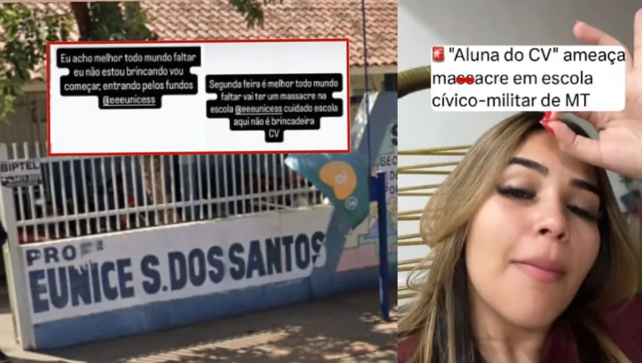 Adolescente é apreendida após ameaças de ataque a escola em Rondonópolis em destaque