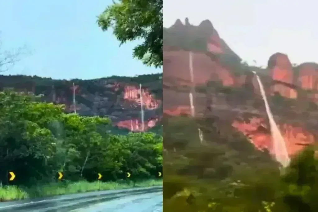 Chuvas revelam cachoeiras temporárias e encantam turistas na Chapada… e reforça em destaque