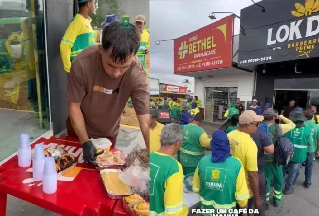 Moradores homenageiam equipe da Limpurb com café da manhã após mutir… e reforça em destaque