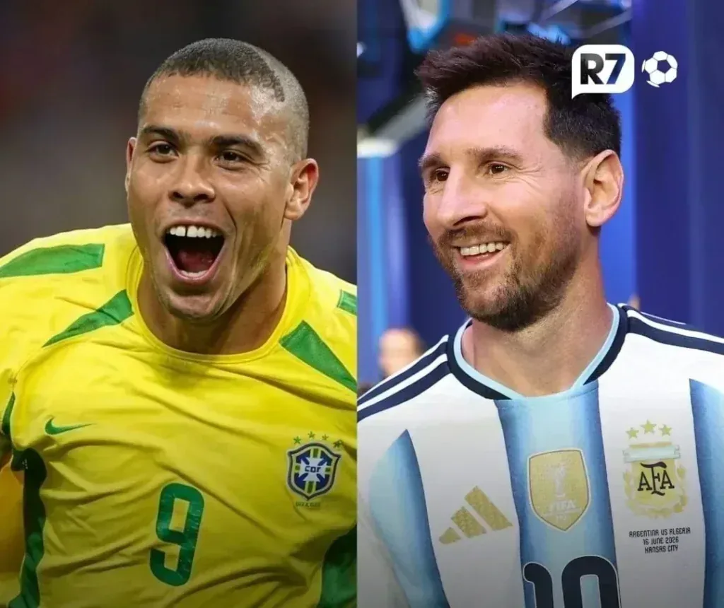 Ronaldo Fenômeno declara Messi maior jogador em destaque