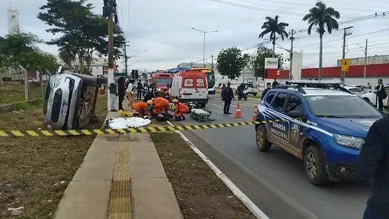 acidente fatal Avenida da FEB Várzea Grande em destaque