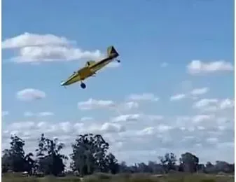 queda avião agrícola Alegrete pane mecânica em destaque