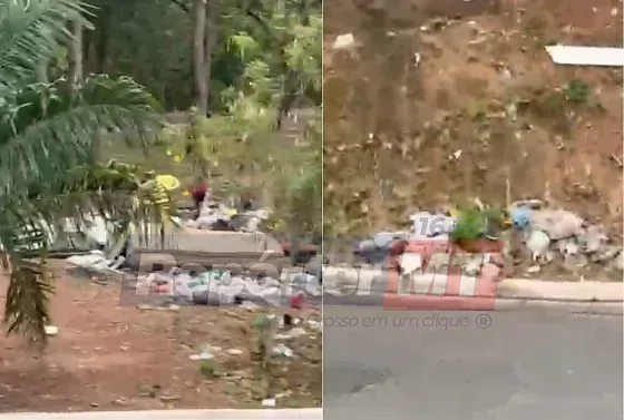 degradação acesso rodoviária Cuiabá em destaque