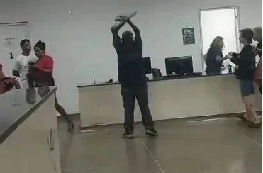 danos equipamento UPA Cuiabá em destaque