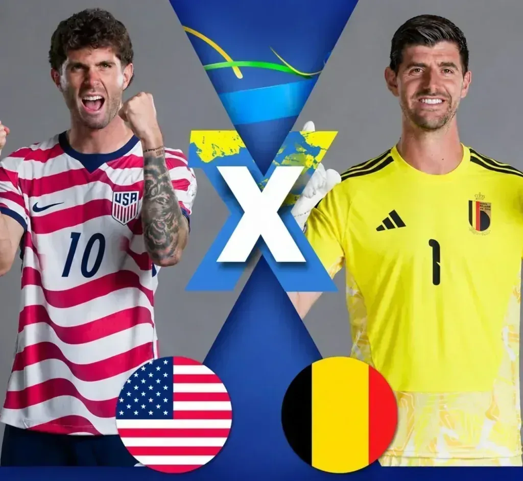 Copa do Mundo 2026 oitavas Estados Unidos Bélgica em destaque